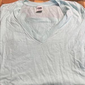 Teal v neck t shirt